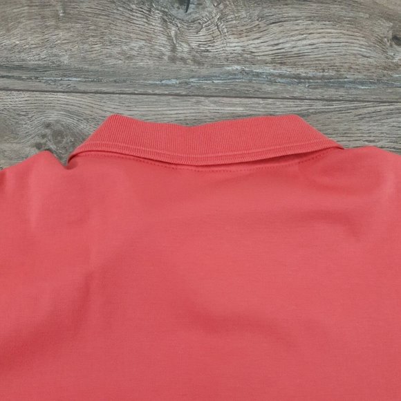 Calvin Klein Men XL Short Sleeve Polo Shirt Cotton Melon Active Golf Casual - Picture 9 of 10